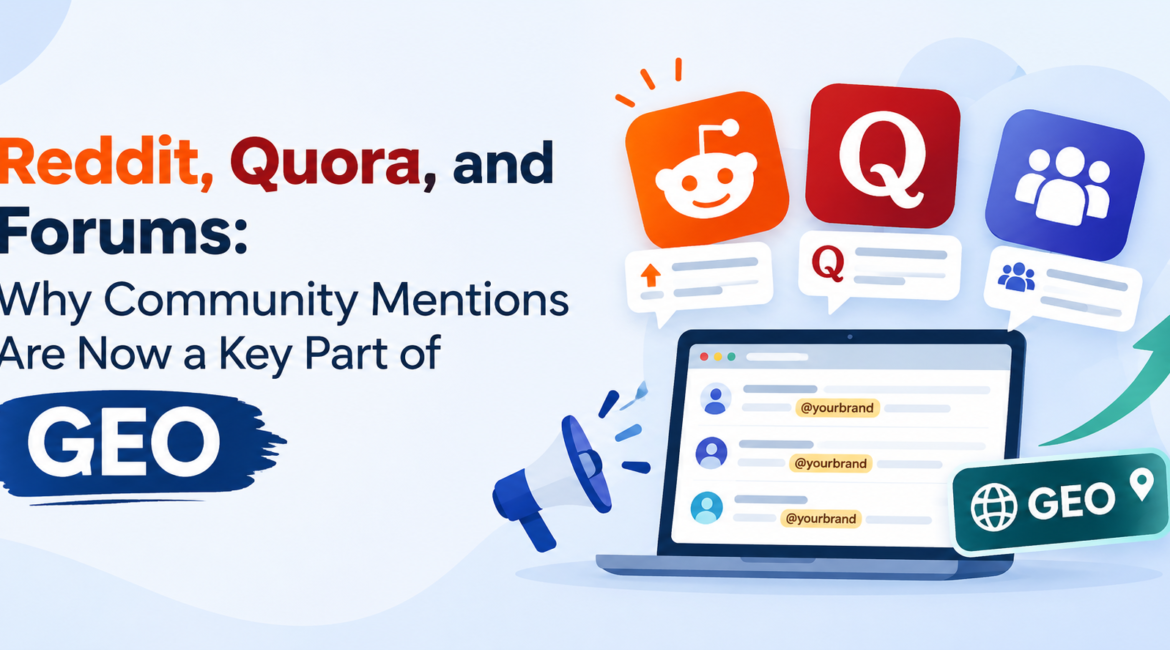 Reddit, Quora, and Forums